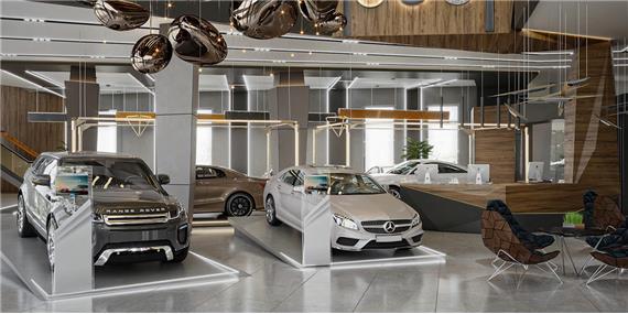 Tiêu chuẩn thiết kế thi công showroom ô tô chuyên nghiệp 2026